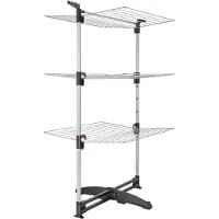 Metaltex ciclone vario droogtoren 38 m drooglengte zilver/zwart