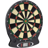 vidaXL Dartbord elektrisch met darts polypropeen zwart