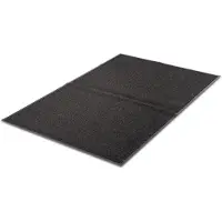 2Heat polypropeen deurmat droogloopmat antraciet 40x60cm, stevig en slijtvast kunststof, anti-slip