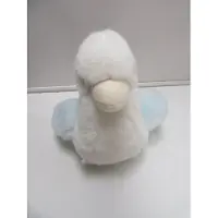 Vaco - Knuffel - Pluche kuiken - Wit & blauw 16 cm
