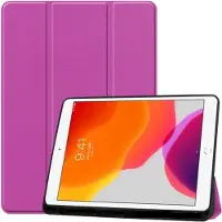 Rico Vitello Hoesje geschikt voor Apple iPad 5 2017/iPad 6 2018 magnetische Wallet case /flipcase stand/ hardcover achterzijde/ smart cover kleur Paars