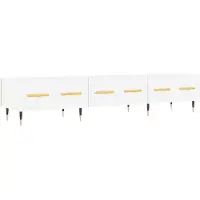 vidaXL Tv-meubel 150x36x30 cm bewerkt hout wit