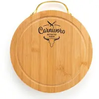 Quid Snijplank Quid Carnivoro Bruin Hout Staal 22 x 2 cm
