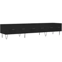 vidaXL Tv-meubel 150x36x30 cm bewerkt hout zwart