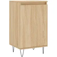 vidaXL Dressoir 40x35x70 cm bewerkt hout sonoma eikenkleurig