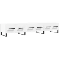 vidaXL Tv-meubel 150x36x30 cm bewerkt hout wit