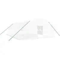 vidaXL Tuinkas met stalen frame 48 m² 8x6x2,85 m wit
