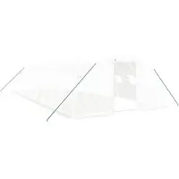 vidaXL Tuinkas met stalen frame 40 m² 10x4x2 m wit