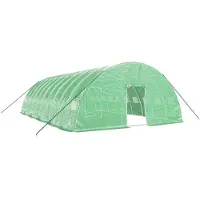 vidaXL Tuinkas met stalen frame 60 m² 10x6x2,85 m groen