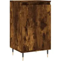 vidaXL Dressoir 40x35x70 cm bewerkt hout gerookt eikenkleurig