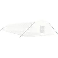 vidaXL Tuinkas met stalen frame 144 m² 24x6x2,85 m wit