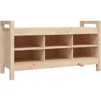 vidaXL Halbankje 110x40x60 cm massief grenenhout