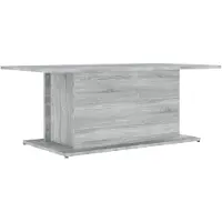 vidaXL Salontafel 102x55,5x40 cm bewerkt hout grijs sonoma eikenkleur