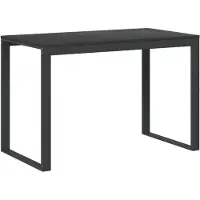 vidaXL Computerbureau, zwart, 110x60x73 cm, houtvezel
