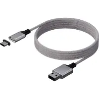 Konix 3328170282123, 3 m, USB A, USB C, Wit
