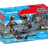 Playmobil City Action - SWAT-figurenset - 71146 - 37 Onderdelen - - OneSize - Speelgoed