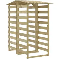 vidaXL Pergola's met dak 2 st 100x90x200 cm geïmpregneerd grenenhout
