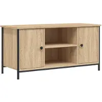 vidaXL Tv-meubel 100x40x50 cm bewerkt hout sonoma eikenkleurig