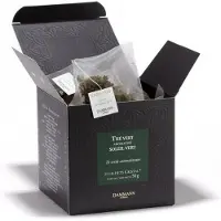Dammann Frères - Soleil vert 25 Cristal zakjes - Groene Sencha met sinaasappel - Composteerbare theebuiltjes
