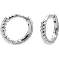 Karma Oorringen twisted Zilver