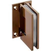 Brauer Void nisdeur helder glas 90x200 omkeerbaar incl. glascoating PVD koper geborsteld GS-VON1H90200GK