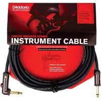 D'addario And Co 10' INSTRUMENT CABLE WITH PRESSURE SOUND SWITCH ELBOW CONNECTOR BY D'ADDARIO