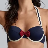 Marlies Dekkers Badmode Voorgevormde Bikinitop Sailor Mary | Maat: 85B | Kleur: Marine Blauw/Ivoor