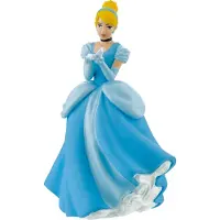 BULLYLAND 12599 – Speelfiguur Disney Assepoester – levensecht en detailrijk vormgegeven – ideaal als taartfiguur, verzamelobject of feestelijk cadeau voor kinderen vanaf 3 jaar