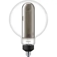 Philips Ledfilamentlamp Giant - Smoke - D20,2cm - Dimbaar - Warm Wit - E27 - 6,5w