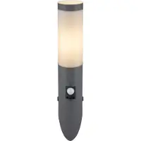Globo Design buitenlamp Boston antraciet met wit en sensor