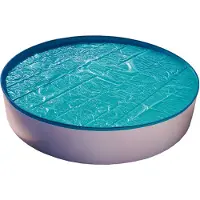Steinbach Zonnepaneel voor zwembad, model "MY 300" van , geschikt voor ronde zwembaden met stalen wand, blauw, afmetingen 550 x 360 cm