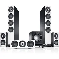 Teufel Definion 3 Surround "5.1-Set" Home cinema Wit/zwart