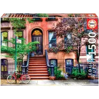 Sonstige Verlage Legpuzzel - 1500 stukjes - Greenwich Village, New York -