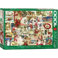 Eurographics Kerstkaarten in vintage stijl, 1000 stuks, 1000 stuks, Kerst