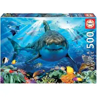 Educa - puzzel - 500 stuks - Grote witte haai