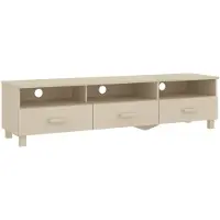 vidaXL Tv-meubel HAMAR 158x40x40 cm massief grenenhout honingbruin