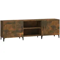 vidaXL Tv-meubel 150x30x50 cm bewerkt hout gerookt eikenkleurig