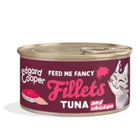 Edgard & Cooper 24x Kattenvoer Fillets Tonijn - Kip 70 gr