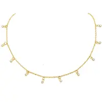 Victorious Dames Ketting - Goud - Model: Glitter