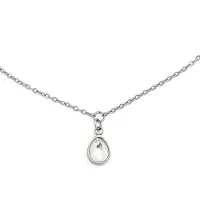 Victorious Dames Ketting - Zilver - Model: Crystal Water