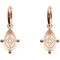 Victorious Dames Oorbellen Rosegoud – Druppelvormig – 2CM