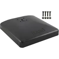 Ram Mounts RAM Verzwaarde Composiet Vierkante Platform Basis met AMPS-gatenpatroon