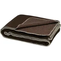 Yumeko Deken Merino Wol 150x220 Bruin - Eco, Bio & Fairtrade