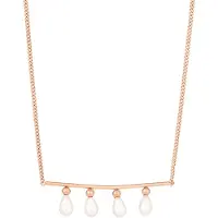 Victorious Dames Ketting - Rosé Goud - Model: Parel Mana
