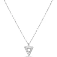 Victorious Dames Ketting Zilver – Driehoek Hanger – 41 t/m 46 CM