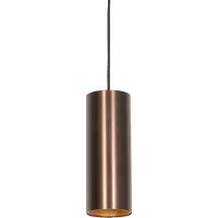 QAZQA Slimme hanglamp donkerbrons incl. Wifi GU10 50mm - Tubo
