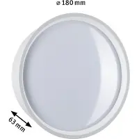 Paulmann Platomo weiß 94697 Buitenlamp (wand) LED 14.5 W Wit