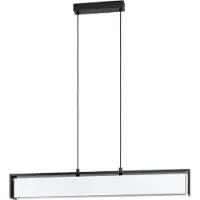 Eglo Valdelagrano-Z, flexibele bevestiging, zwart, wit, zwart, wit, stof, staal, hout, zwart, voor binnengebruik