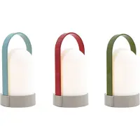 REMEMBER Lamp Uri LED Piccolos Oplaadbaar Groen/Rood/Blauw 15 cm (Set van 3)