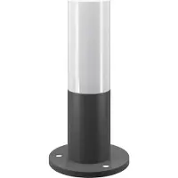Maytoni Sokkellamp buiten Willis, dimbaar, alu / grijs / zink, Aluminium, Modern, Sokkellamp